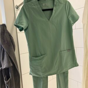 Figs Sage Green Medical Scrub Set